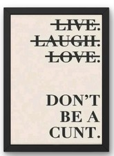 Listing image for Funny Canvas Wall Art Poster /Home Decor/Gift Ideas 30cm X 40cm