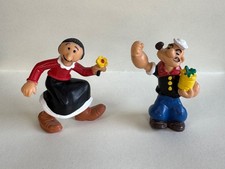 Listing image for Vintage Popeye & Olive Oyl PVC Figures Collectible Cartoon Character Toy Pair