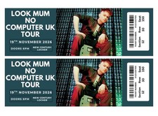 Listing image for Look Mum No Computer UK Tour Personalised Souvenir Memorabilia Mock Ticket