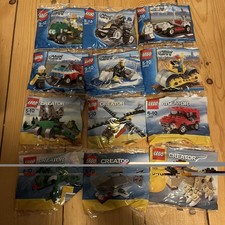 Listing image for Lego city and creator sets x 12 plus promotional box and floor road poster NEW