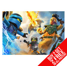 Listing image for LEGO NINJAGO POSTER PHOTO ART PRINT A4 A3 SIZE - BUY 2 GET ANY 2 FREE