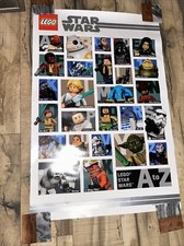 Listing image for LEGO STAR WARS 36" x 24" DOUBLE-SIDED POSTER 20 Years Disney Some Damage