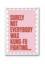 Listing image for Funny Canvas Wall Art Poster /Home Decor/Gift Ideas 30cm X 40cm