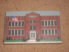 Listing image for Pennsburg High School Building PA, Wooden Block, 1998 Hometowne Collectibles