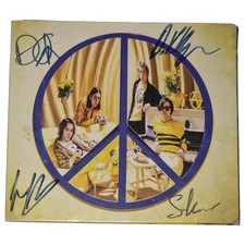 Listing image for PEACE Fully Signed CD Booklet Insert Autographed Band Memorabilia Used