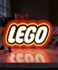 Listing image for LEGO Logo LED Lightbox - USB Powered Display Sign