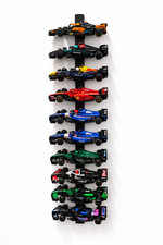 Listing image for Horizontal Wall Mount Display Rack for Lego Speed Champions F1 Formula 1 Cars