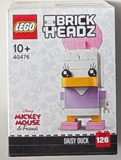 Listing image for LEGO BRICKHEADZ Daisy Duck 40476 Complete Set Display Plate 10+ Collectible
